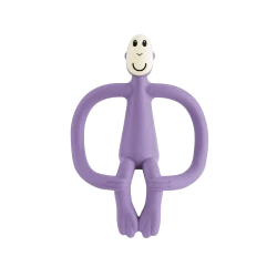 Gryzak kojący ze szczoteczką Małpka fioletowy Matchstick Monkey
