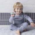 Wymienna główka do szczoteczki elektrycznej biała Matchstick Monkey ultra miękkie włosie