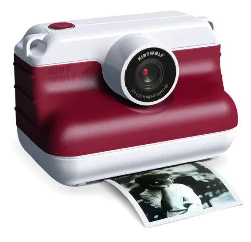 K-Print Aparat fotograficzny z drukarką wiśniowy Kidywolf
