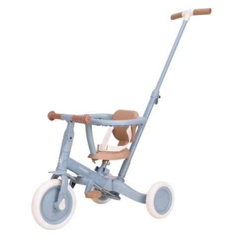 Little Dutch Rowerek trójkołowy 4w1 z rączką Blue