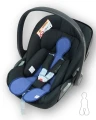 Wełniana wkładka termoregulacyjna MINI merino do fotelika 0–13 kg Denim Patulove oddychająca