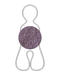 Wełniana wkładka termoregulacyjna MINI merino do fotelika 0–13 kg Wrzos Patulove