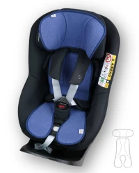 Dwuczęściowa wełniana wkładka merino do fotelika MIDI Denim Patulove