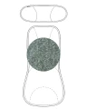 Dwuczęściowa wełniana wkładka termoregulacyjna MAXI PLUS merino do fotelika (15-36 kg) Szałwia Patulove