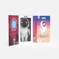 Lampka projekcyjna Astronauta Niebieska tęcza MOB czas pracy do 4h