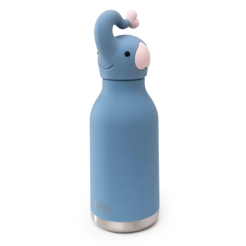 Butelka termiczna ze słomką Bestie Słoń 460 ml Asobu