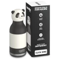 Butelka termiczna ze słomką Bestie Panda 460 ml Asobu bez bpa
