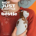 Butelka termiczna ze słomką Bestie Koza 460 ml Asobu do zimnych i ciepłych napojów