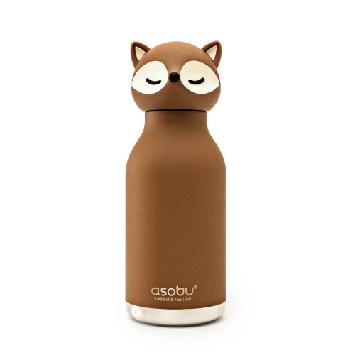 Butelka termiczna ze słomką Bestie Lis 460 ml Asobu