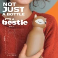 Butelka termiczna ze słomką Bestie Lis 460 ml Asobu od 4 lat