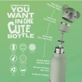 Butelka termiczna ze słomką Bestie Koala 460 ml Asobu poręczna konstrukcja