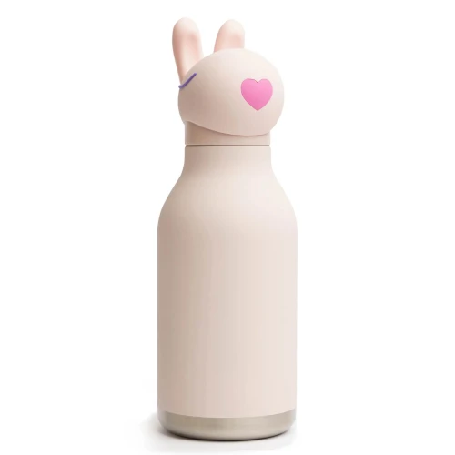 Butelka termiczna ze słomką Bestie Królik 460 ml Asobu