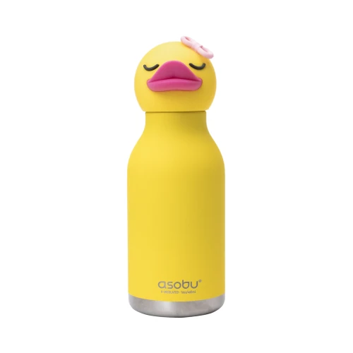 Butelka termiczna ze słomką Bestie Kaczuszka 460 ml Asobu