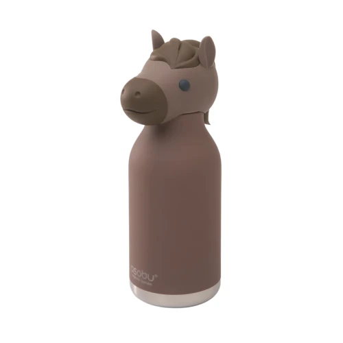 Butelka termiczna ze słomką Bestie Koń 460 ml Asobu