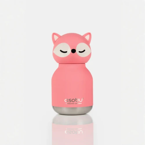Butelka termiczna Mini Bestie Różowy Lis 200 ml Asobu