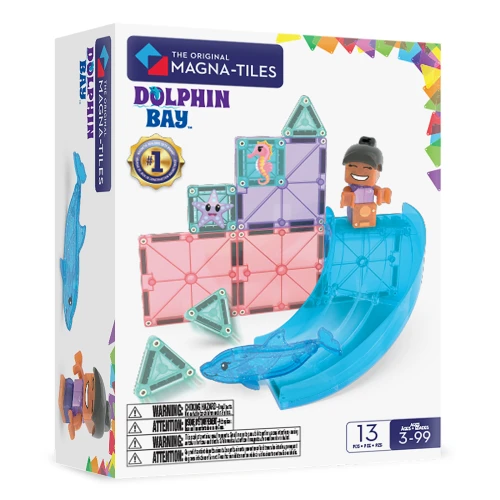 Klocki Magnetyczne Dolphin Bay 13 el. MAGNA-TILES