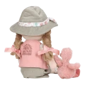 Przytulanka laleczka Rosa Safari Friends GRS Little Dutch z flamingiem