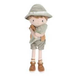 Przytulanka laleczka Jim Safari Friends GRS Little Dutch