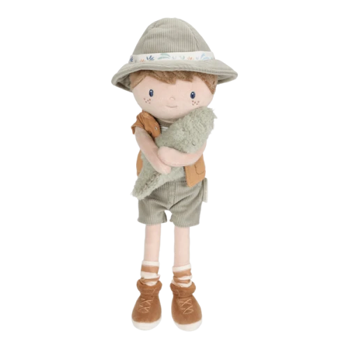 Przytulanka laleczka Jim Safari Friends GRS Little Dutch