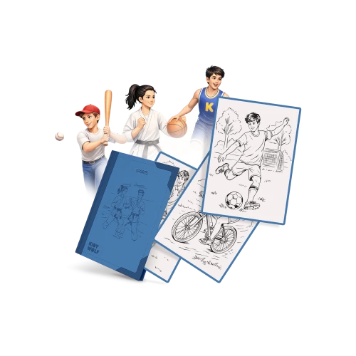 Wkłady uzupełniające do K-DRAW-PAD 8+ Sports Kidywolf