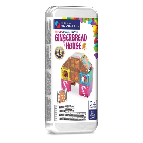 Klocki Magnetyczne Travel Gingerbread House 24 el. MAGNA-TILES