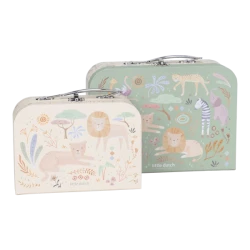 Zestaw 2 walizeczek Safari Friends FSC Little Dutch