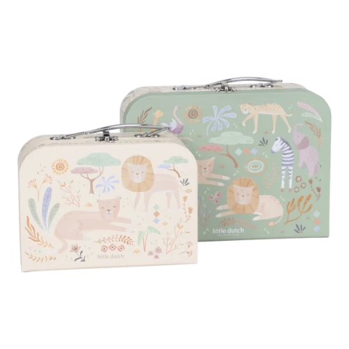Zestaw 2 walizeczek Safari Friends FSC Little Dutch