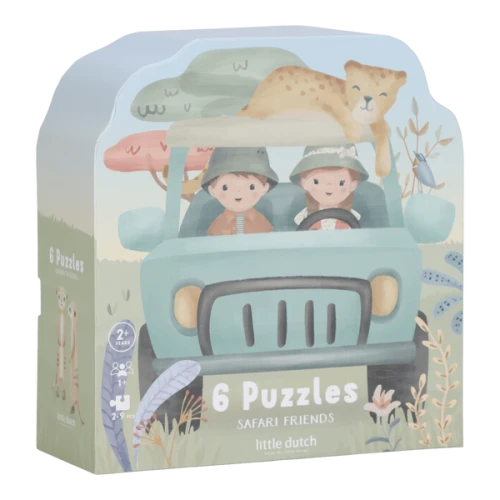 Puzzle XL Safari Friends FSC Little Dutch