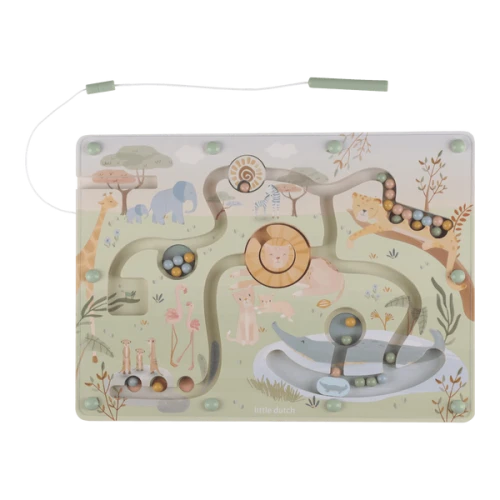 Labirynt magnetyczny Safari Friends FSC Little Dutch
