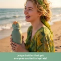 Butelka termiczna ze słomką Bestie Żółw 460 ml Asobu bez bpa
