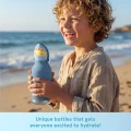 Butelka termiczna ze słomką Bestie Rekin 460 ml Asobu poręczna