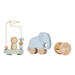 Drewniany zestaw prezentowy Safari Friends FSC Little Dutch