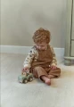 Drewniany samochód zielony Safari Friends FSC Little Dutch ćwiczenia zdolności manulalnych