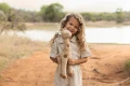 Przytulanka Żyrafa Safari Friends GRS Little Dutch mięciutka