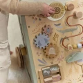 Drewniany chodzik edukacyjny Safari Friends FSC Little Dutch wiele aktywności