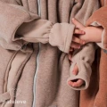 Mitenki Beige Patulove z polaru