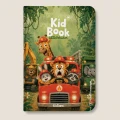 Tablet Graficzny z kartami pracy do rysowania KidBook Little Vehicles Kidinex