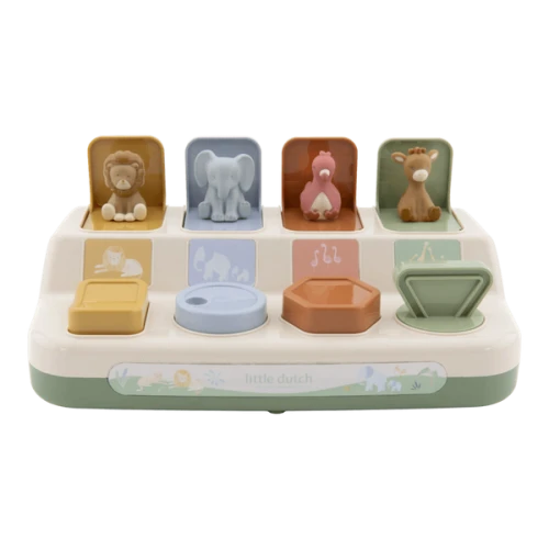 Zabawka pop-up Safari Friends Little Dutch