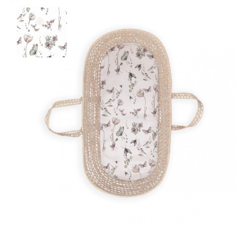 Bawełniane prześcieradło do gondoli Natura