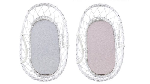 Prześcieradło do gondoli 2szt. Szary-Róż/ Sleepee