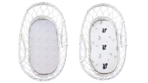 Prześcieradło do gondoli 2szt We Care Pink-Wiewióry / Sleepee 