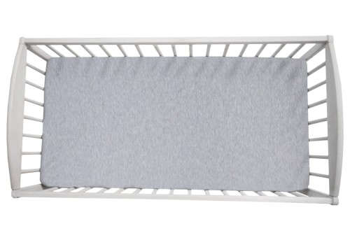 przescieradlo do lozeczka szare we care  120 x 60 sleepee