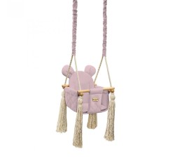 Drewniana huśtawka VelvetSwing Sepia Rose / Babysteps