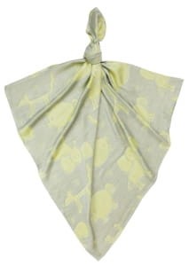 Pieluszka Bambusowa Animals Żółta 75x75 / Bamboo-Line