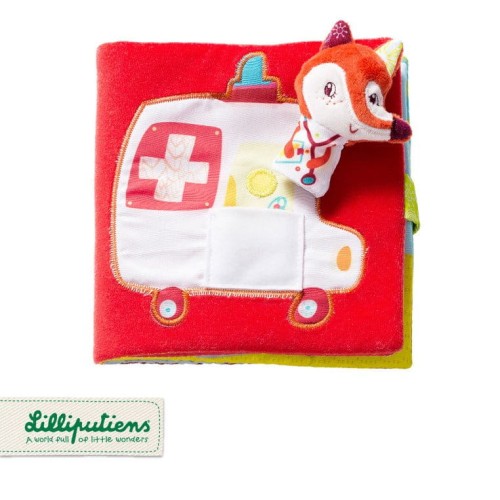 Książeczka wielofunkcyjna z minipacynką Doktor Alice 6m+/ LILLIPUTIENS