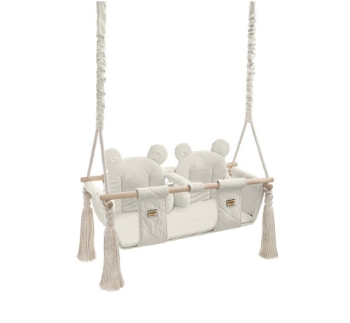 Drewniana huśtawka Twins Swing Ecri- Babysteps