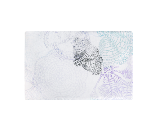 Poduszeczka bambusowa szaro niebieska 20x30 boho / Lullalove 