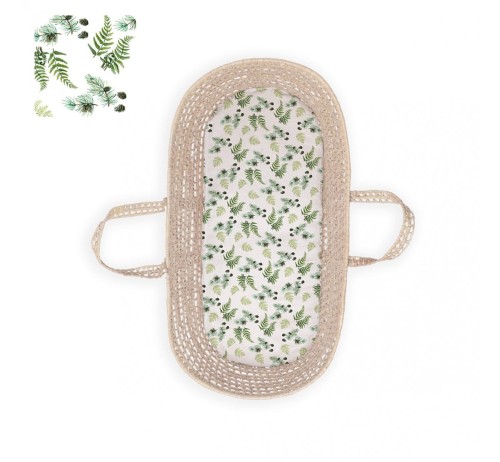 Bawełniane prześcieradło do gondoli Wolf Forest / BabySteps