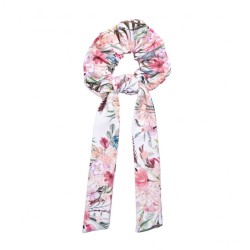 Frotulka do włosów Kwiaty Boho ze wstążką / ULKa