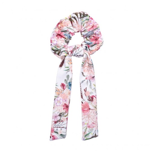 Frotulka do włosów Kwiaty Boho ze wstążką / ULKa